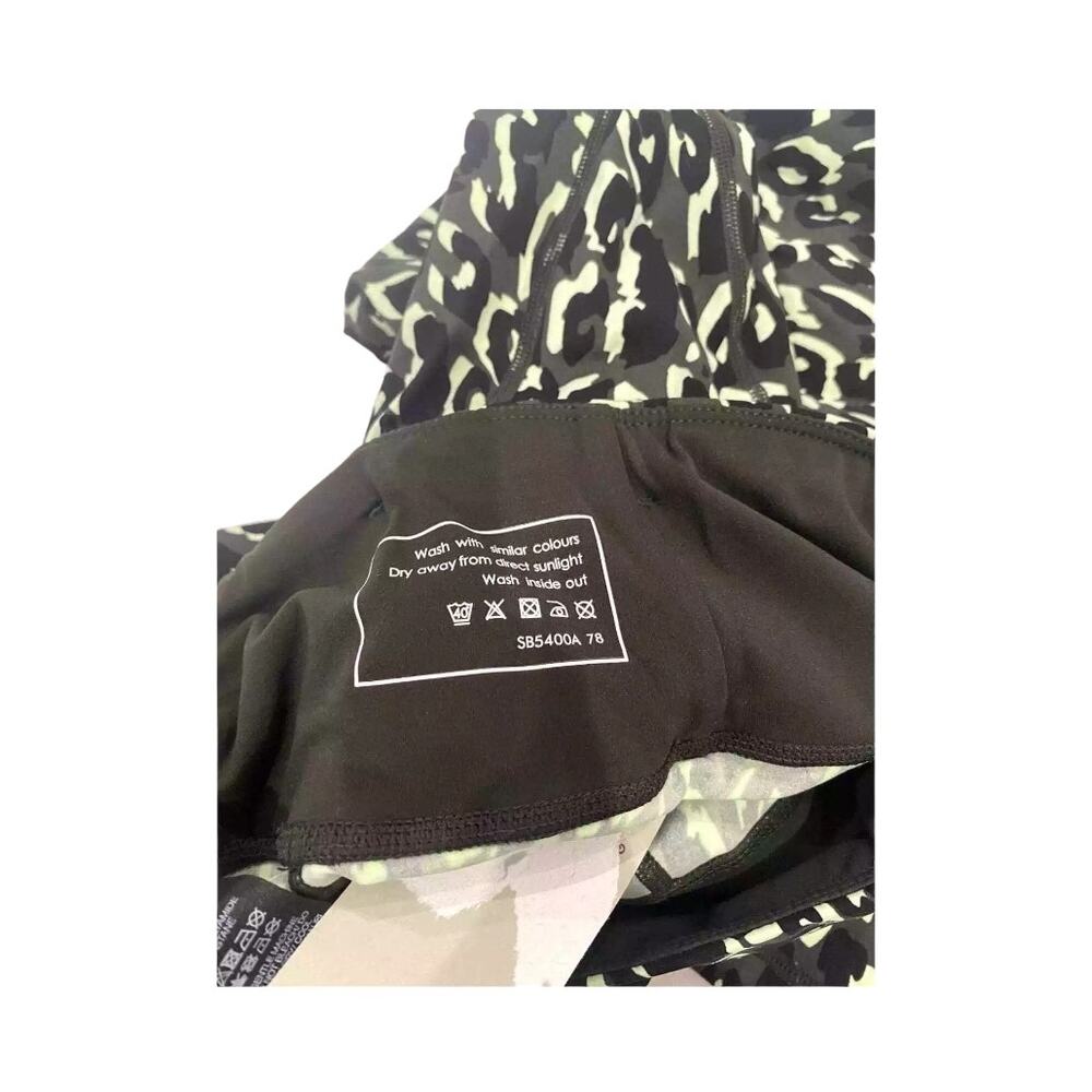 Sweaty Betty XXS Power 7/8 Green Animal Print Legging - Picture 4 of 5